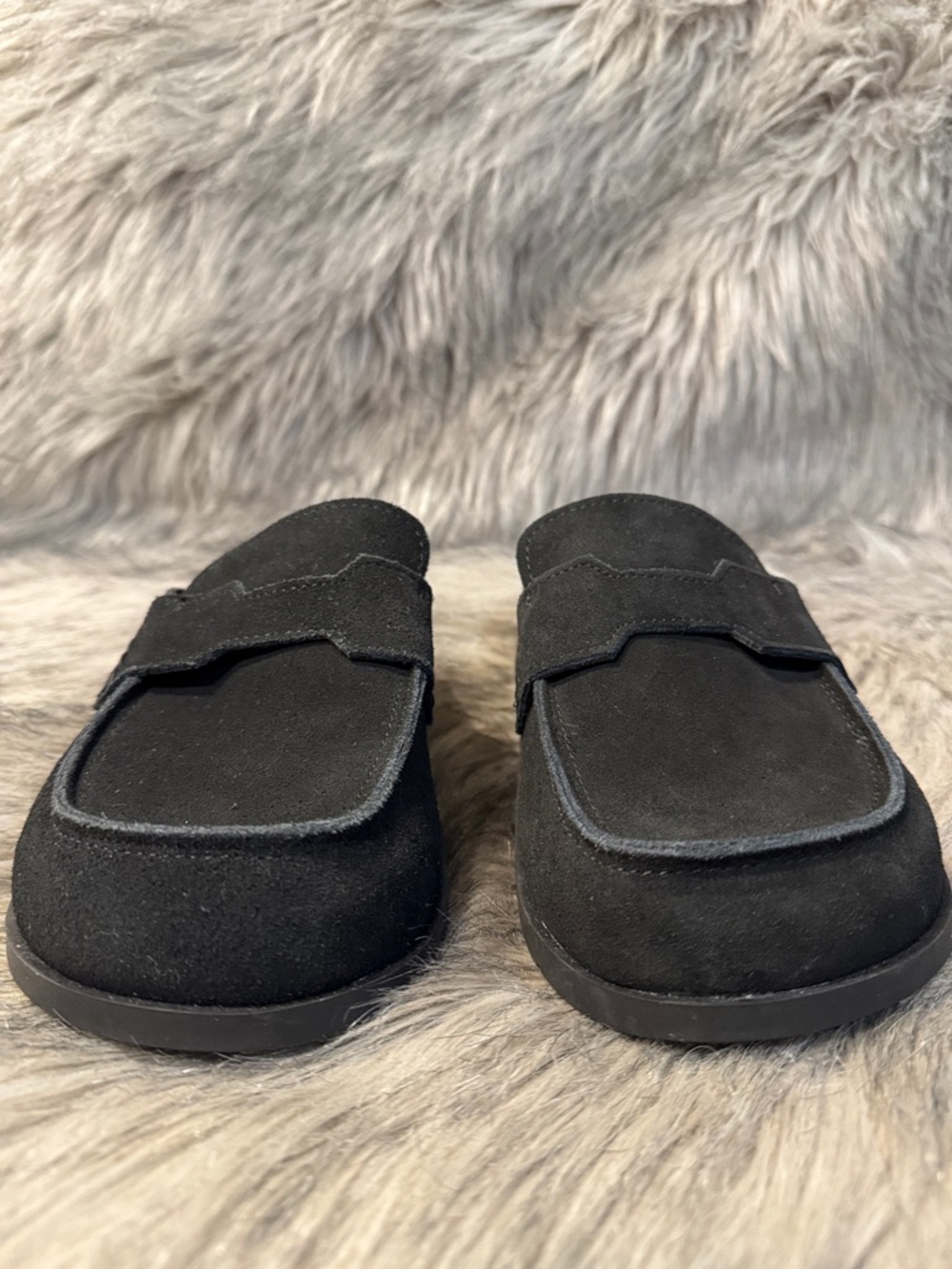Project Cloud Women’s Black Suede Slide Clogs Size 7.5 - Picture 6 of 9